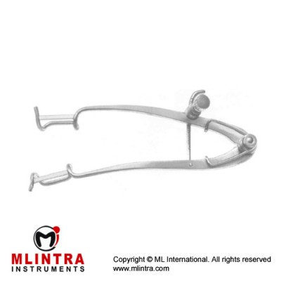 Williams Eye Speculum With Locking Screw Stainless Steel, Blade Size 15 mm 